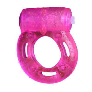 Vibrating Silicone Penis Ring with 10-Frequency Vibration for Couples