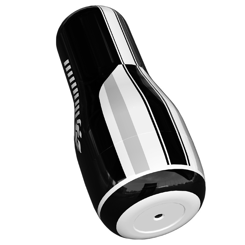 Electric Male Masturbation Device Aircraft Cup with Short Vibrating Rod, ABS and TPE, Portable - Image 2