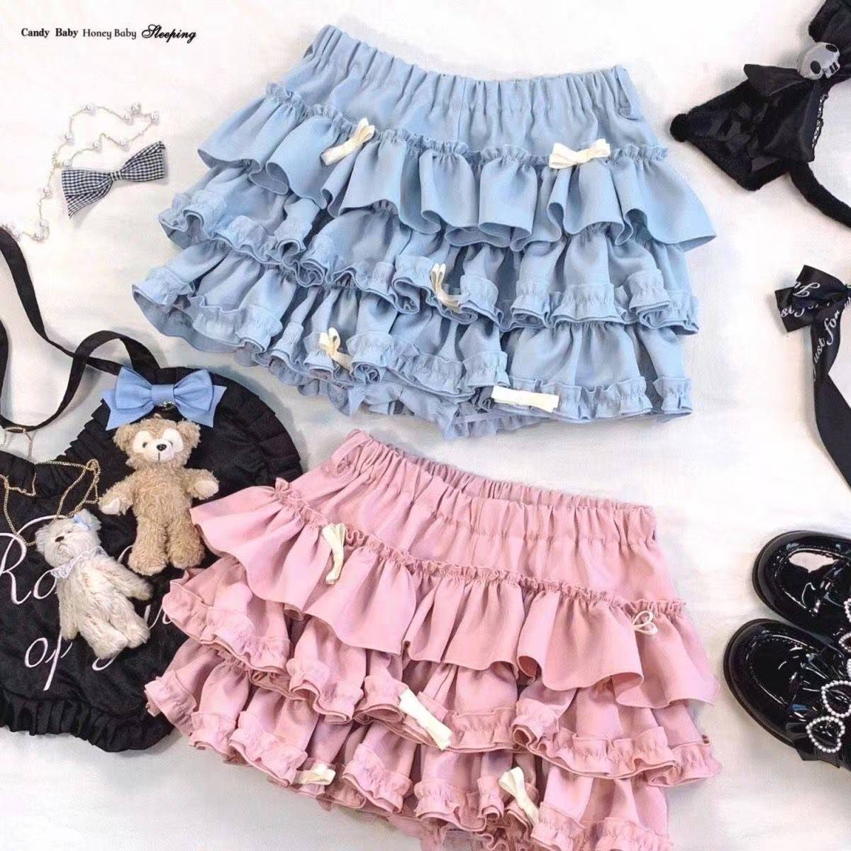 Pink Lace Mini Tutu Skirt, Slim Fit Polyester Cosplay Costume, One Size - Image 3