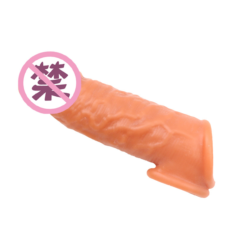 Wolf-Tooth Textured Silicone Condom Sleeve for Men, Reusable Delay Cover, 75 g - Image 5