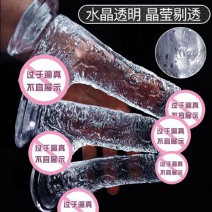 Crystal Transparent TPE Masturbator for Women, Soft Textured Sleeve, 7 Models