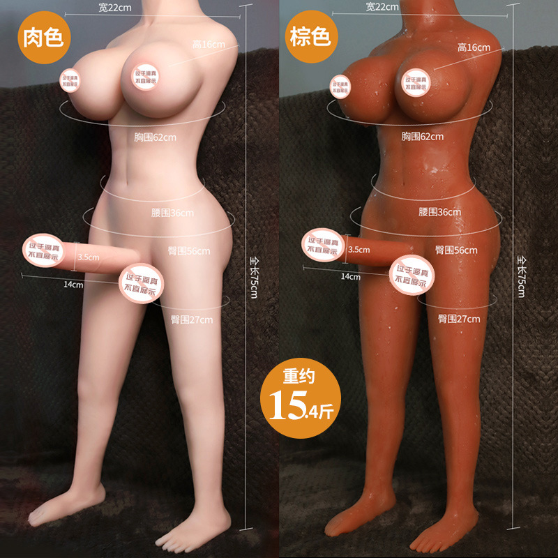 Jiuai TPE Half-Body Adult Doll with Vaginal and Anal Channels, Manual or Electric - Image 4