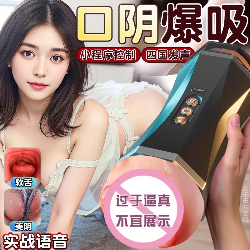 Jiuai Telescopic Male Masturbator, Automatic Adult Toy with APP Control, TPE and ABS - Image 4