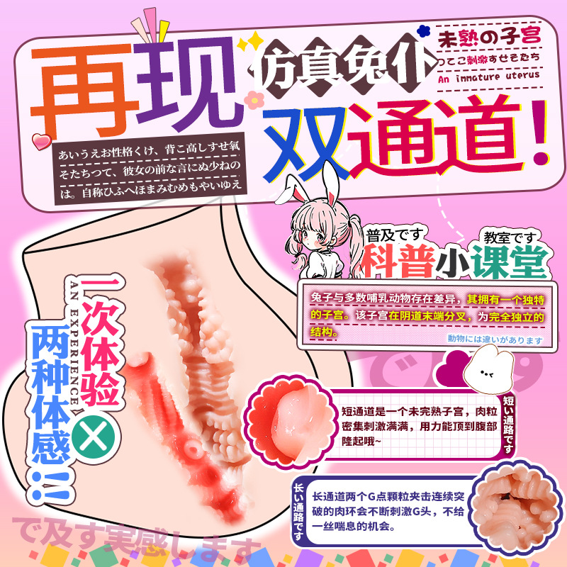 Jiuai Half-Body TPE Male Masturbator with Realistic Buttocks and Vaginal Entry - Image 4