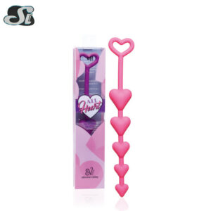Silicone Anal Beads Plug with Tapered Tip, Portable Purple Design