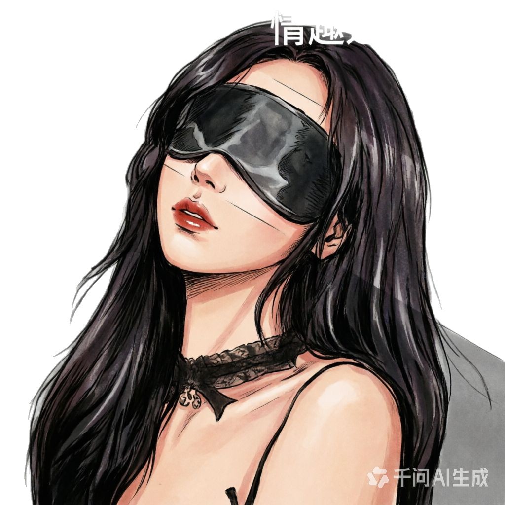 Light-Blocking Eye Mask with Matching Collar, Bondage & Restraint Accessory Set - Image 5