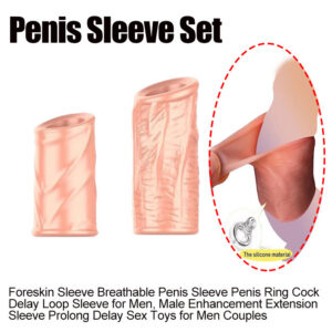 Male Foreskin Relief Ring, Thickened Soft Silicone Delay Ring, Cream White