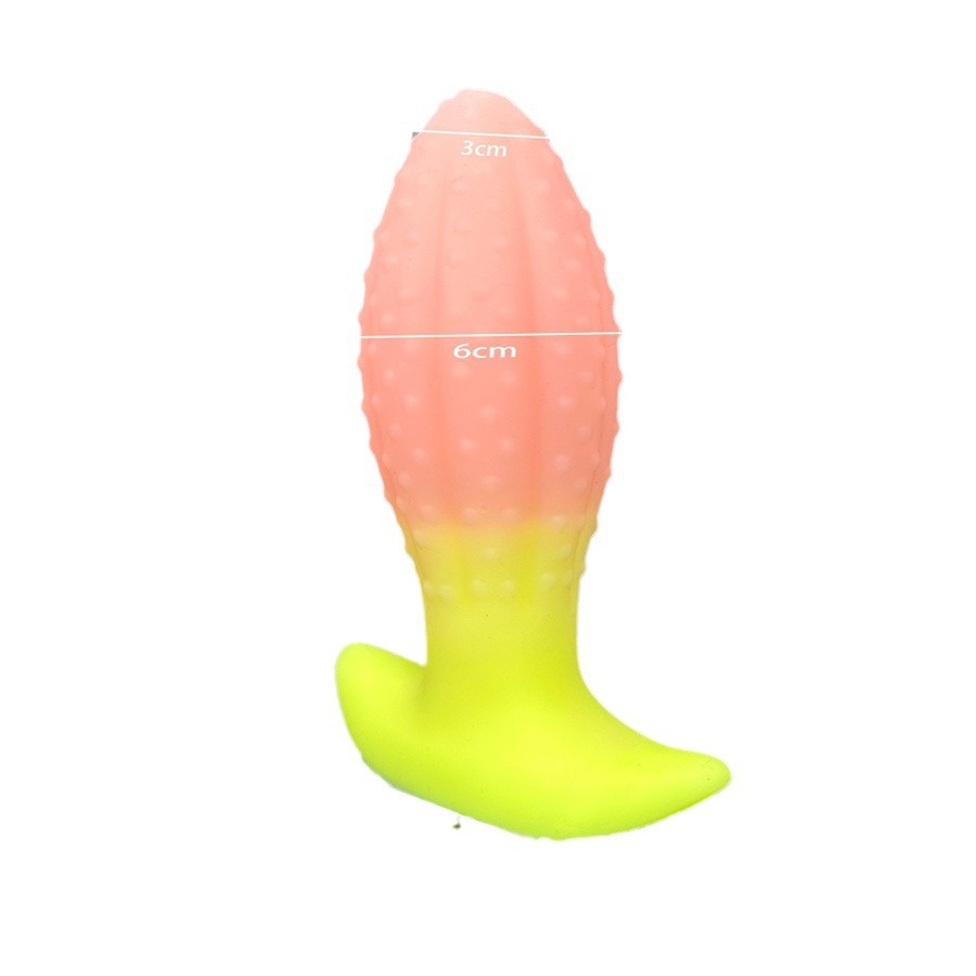Silicone Anal Plug with Special-Shaped Tail, Colorful Adult Toy - Image 5