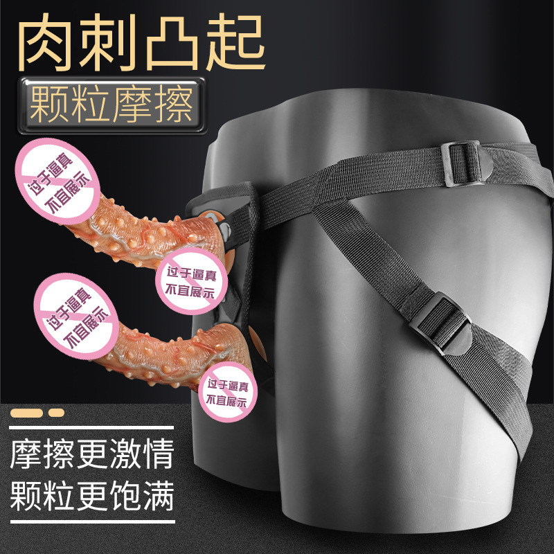 Wearable Double Dildo with TPE Construction for Adult Couples - Image 2