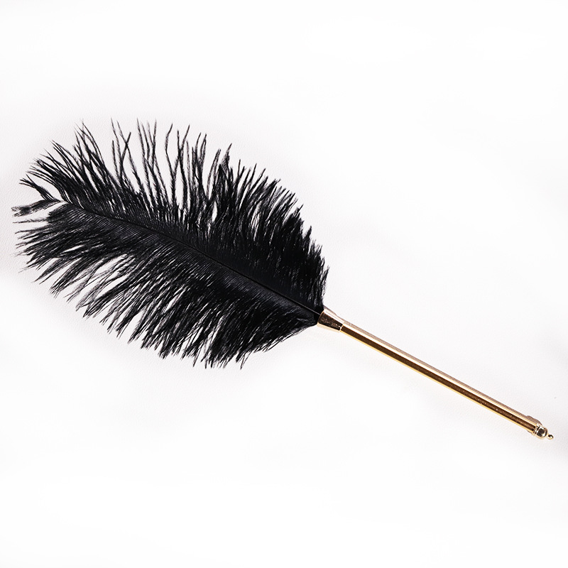 Zinc Alloy Hand Clapping Feather Stick 28cm Couple Flirting Sensory Accessory - Image 5