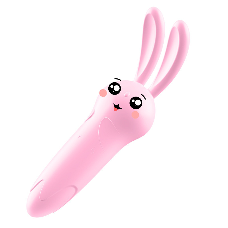 Jiuai Rabbit Mini Vibrator, Silent 25 dB, Pink ABS, Women's External Massager - Image 5