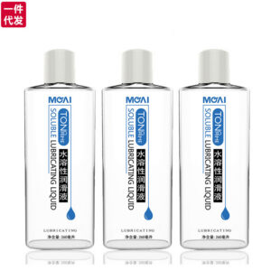 Mo Ai 260ml Water-Based Hyaluronic Acid Lubricant, Fragrance-Free, Transparent Body Glide