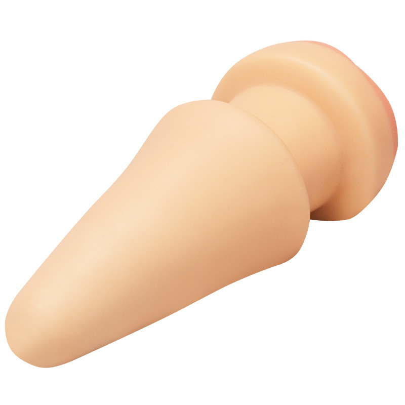 Conical Anal Plug in TPE, Skin Tone, Adult Anal Toy - Image 3