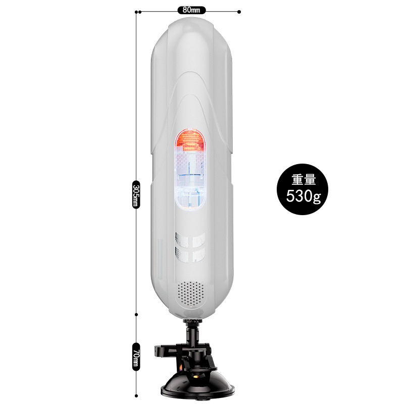 Storm Automatic Telescopic Male Masturbator Cup with Rotation, ABS and TPE, Adult Electric Pleasure Device - Image 5