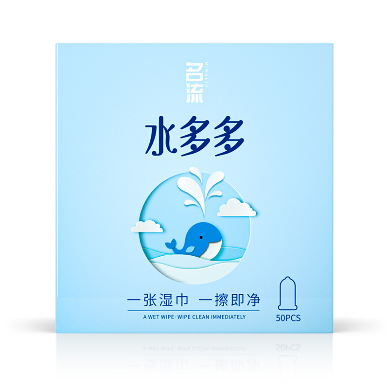 Celebrity Liu Duoduo Hyaluronic Acid Condoms, 100-Pack, Ultra-Thin, Moisturizing, Medium, Latex - Image 3