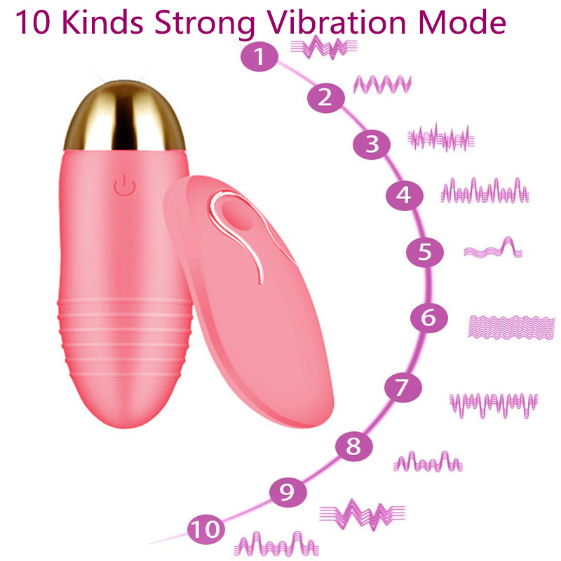 Remote-Controlled Wearable Vibrating Anal Plug, 10 Frequencies, Rechargeable Silicone, Pink - Image 2
