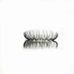 Silicone Sheep-Eye Double-Layer Penis Ring with Faux Hair Foreskin Detail
