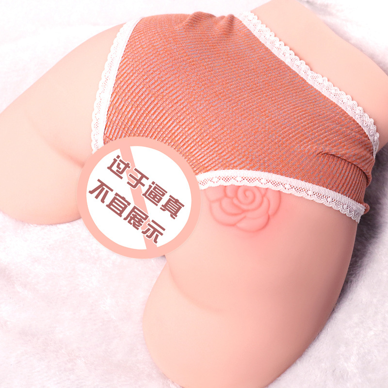 Jiuai Yijianmei Half-body TPE Butt Masturbator with Inverted Mold Vaginal Entry - Image 4