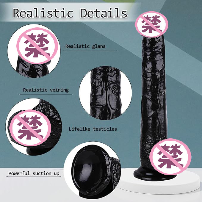 Extra Large TPE Dildo with Egg-Shaped Attachment, Dual-Use Anal Plug, Silicone Colour - Image 3