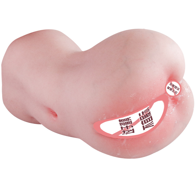 Liquid Silicone Half-Body Masturbator with Vaginal and Buttocks Mold, Manual Use - Image 5