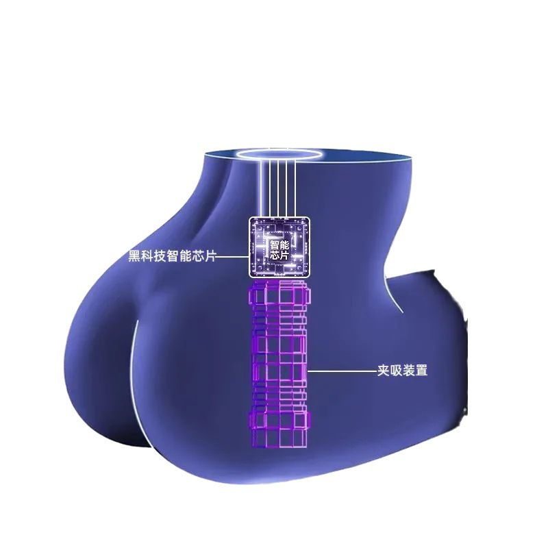 Automatic Heating Suction Vibrating Masturbator with Realistic TPE Buttocks Mold - Image 4