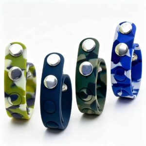 Adjustable Silicone Locking Delay Ring for Men, Manual Tension Control, Light Green