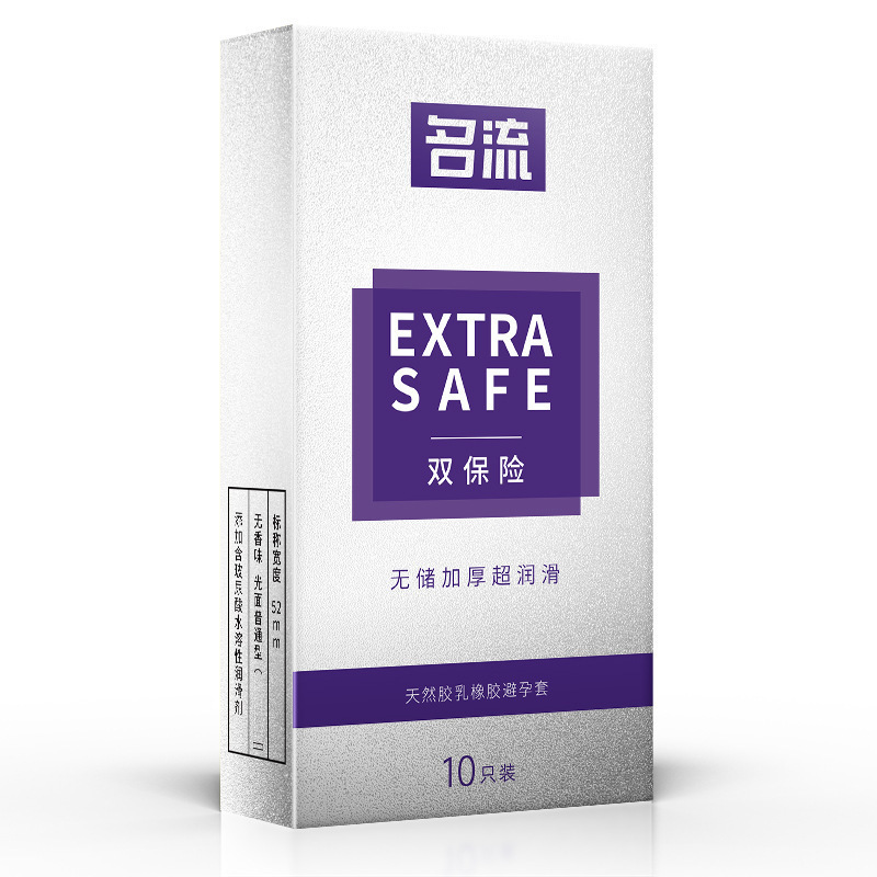 Celebrity Brand Double-Protection Lubricated Condoms, Medium, Natural Latex, 10-Pack - Image 3