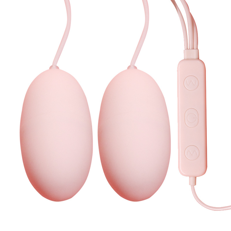 Jiuai Honey Egg Gen 3 Dual Egg Vibrator for Women, Pink ABS, USB Electric Control - Image 5