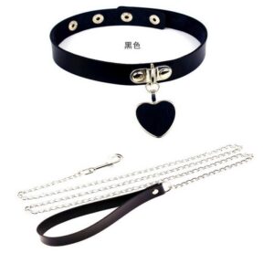 Fairy Love Heart Collar with Matching Blindfold