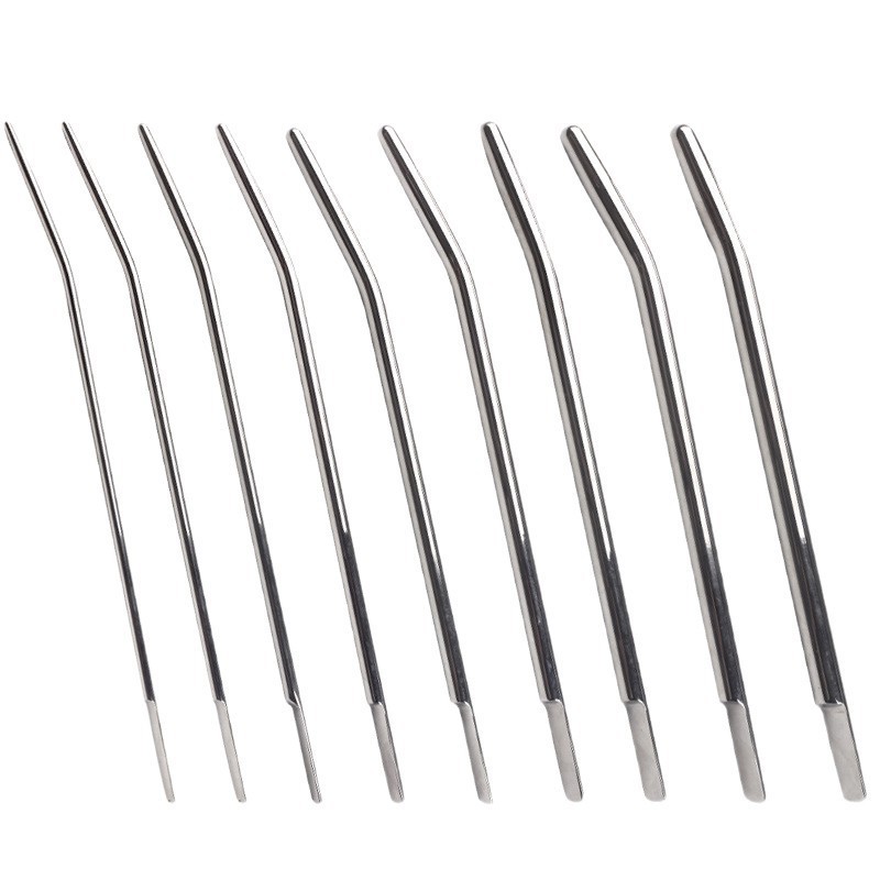 Metal Urethral Dilator Prostate Massager, 260 mm Curved Zinc Alloy Sound for Men - Image 3