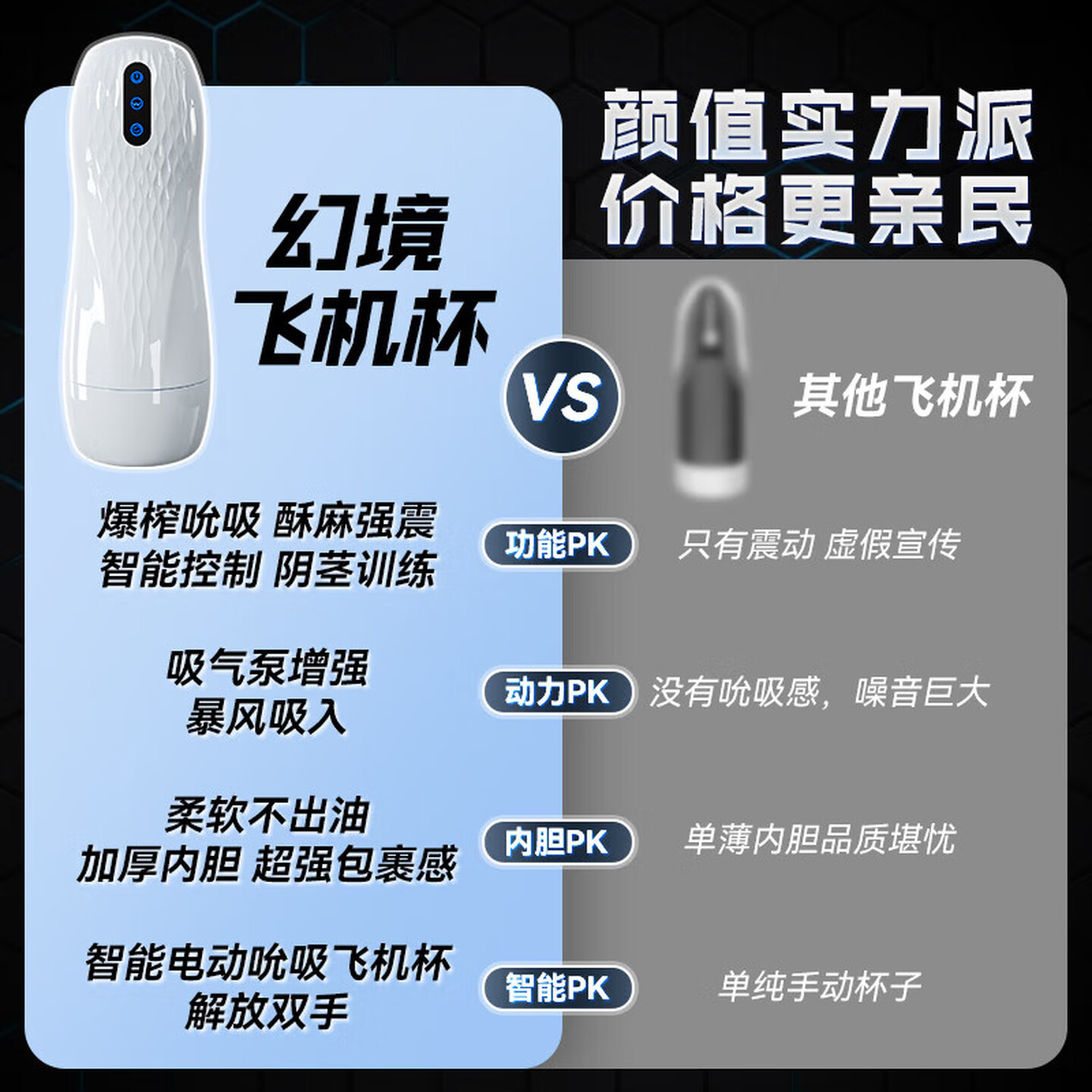 Automatic Male Masturbator with Heating and Suction, Realistic TPE Insert, Electric Stroker Cup - Image 3