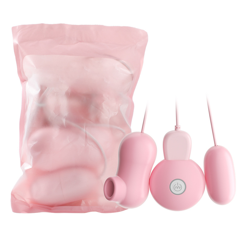 Mystery Girl Sucking Pink Female Masturbator with Vibration, USB Powered Adult Toy - Image 4