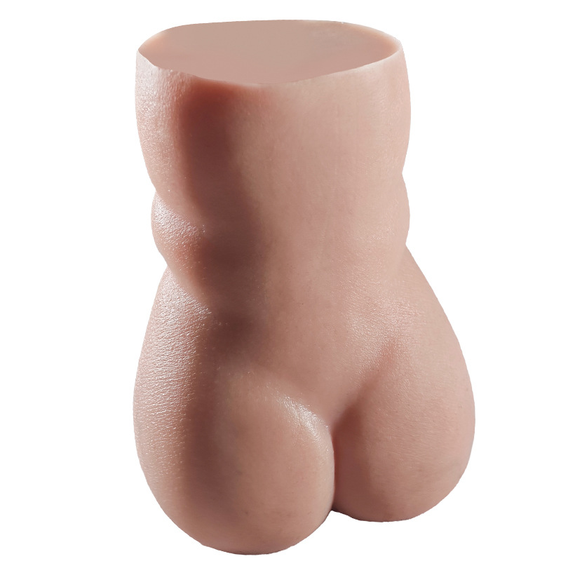 Silicone Aircraft Cup Male Masturbator, Manual Use, Skin Tone, Compact Size - Image 5