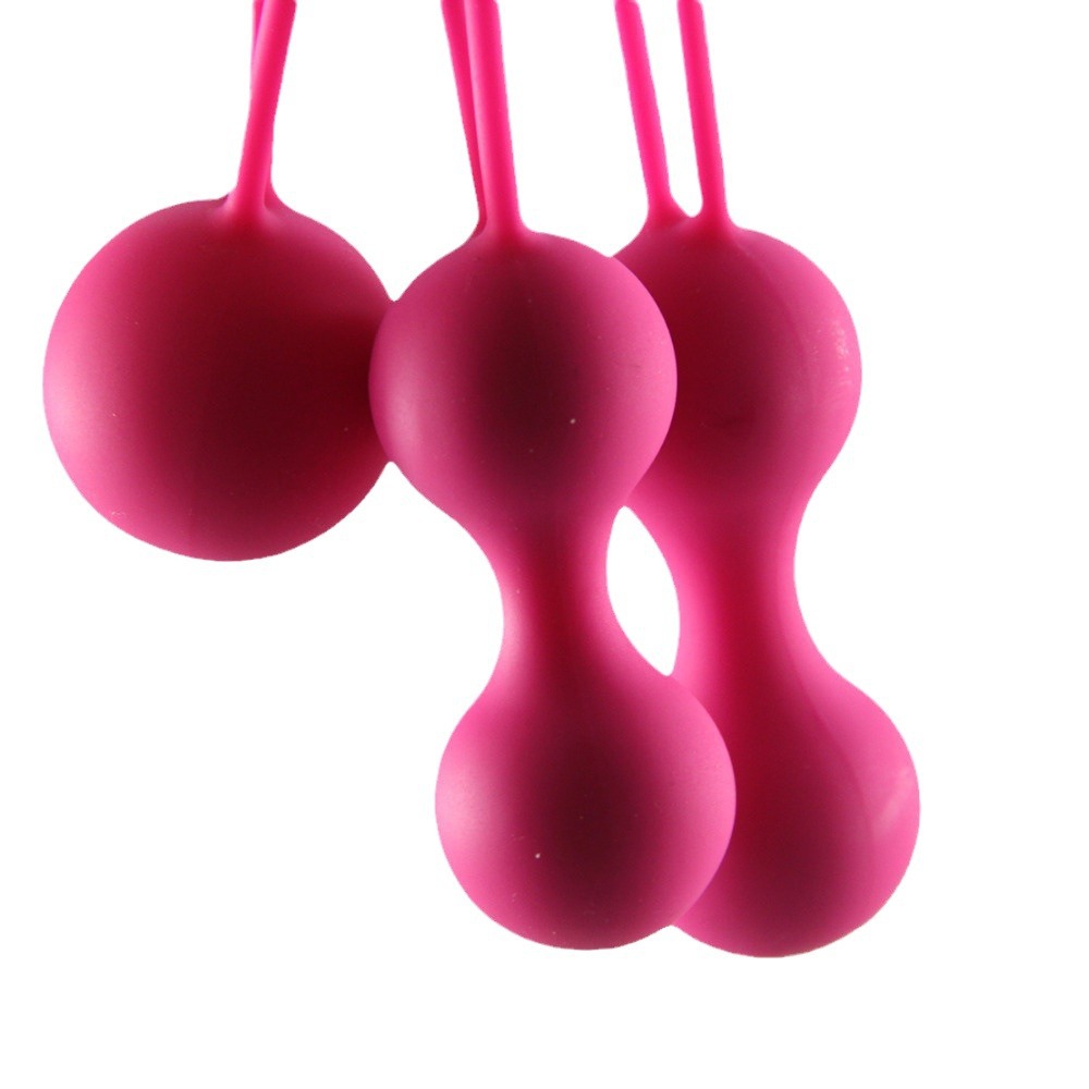Smart Kegel Training Balls, Vibrating Silicone Dual-Ball Vaginal Exerciser, Purple - Image 5