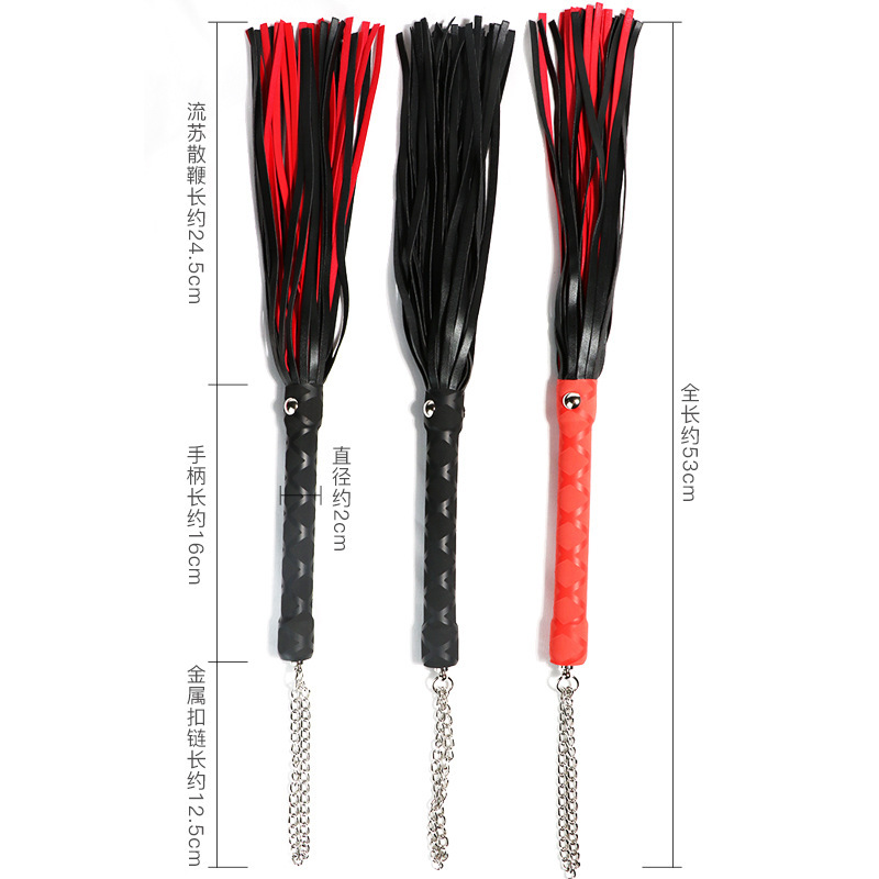 Adult Couple Bondage Kit with Whip, Handcuffs, Mouth Ball and Nipple Clamps - Image 4