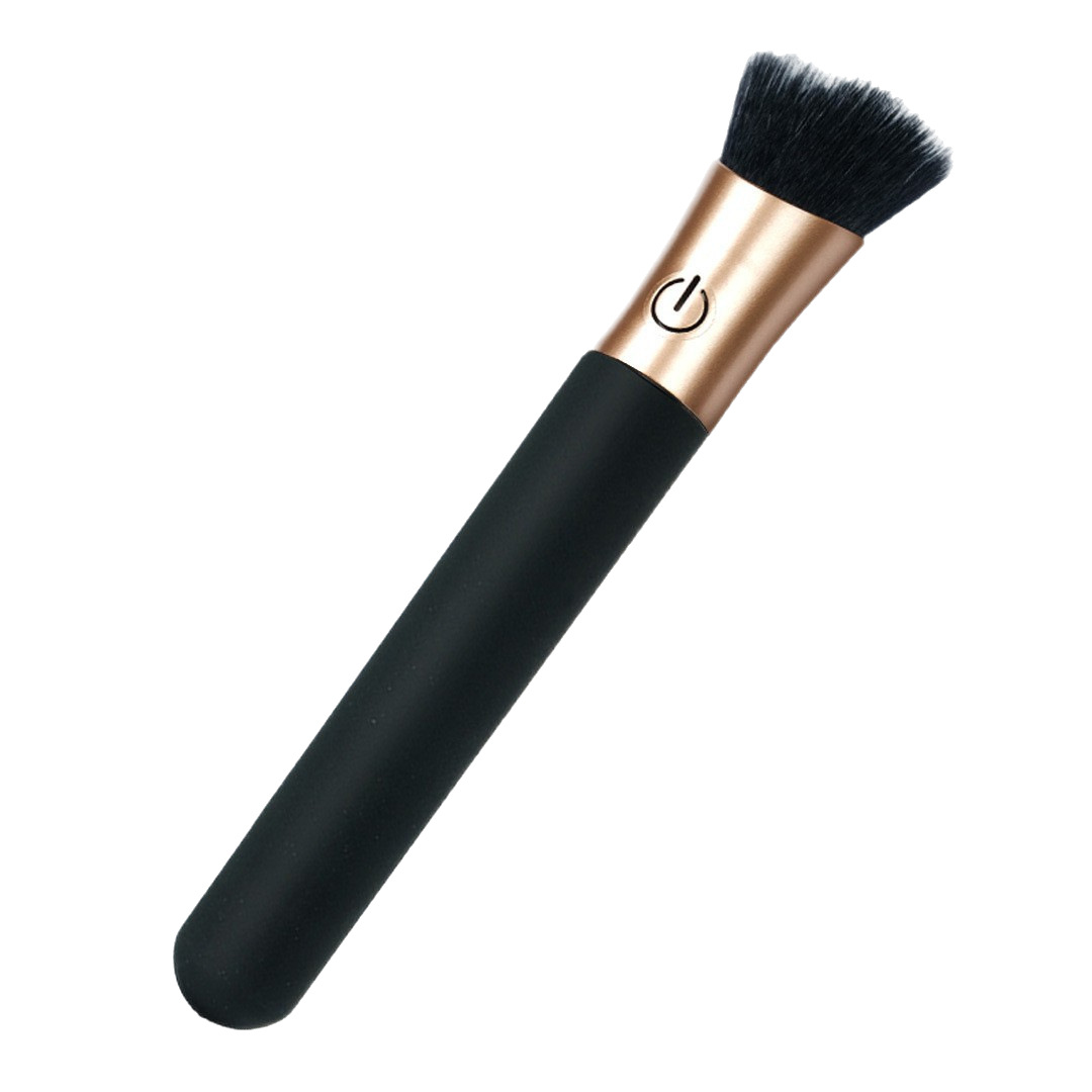 Vibrating Makeup Brush Massager, Discreet Wireless Design, Button Control, PLA Body, 18 cm - Image 5