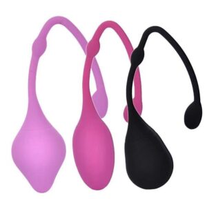 Silicone Kegel Exercise Ball Set, 3-Piece Pelvic Floor Trainer, 42mm