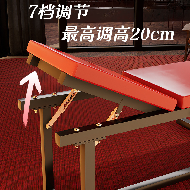 SM Lock Torso Table Steel Pipe Restraint Set for Couples, Red PU Padded Props - Image 3