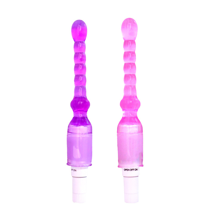 Anal Beads & Plug Prostate Massager, TPE, Purple Battery-Powered - Image 5