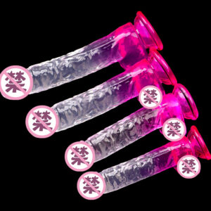 Jingyao Soft Realistic Dildo, TPE Manual Insertion Toy for Adults, Colored Finish