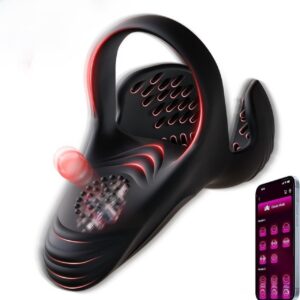 Dichun Perona App-Controlled Vibrating Ring with Wireless Remote for Male Training