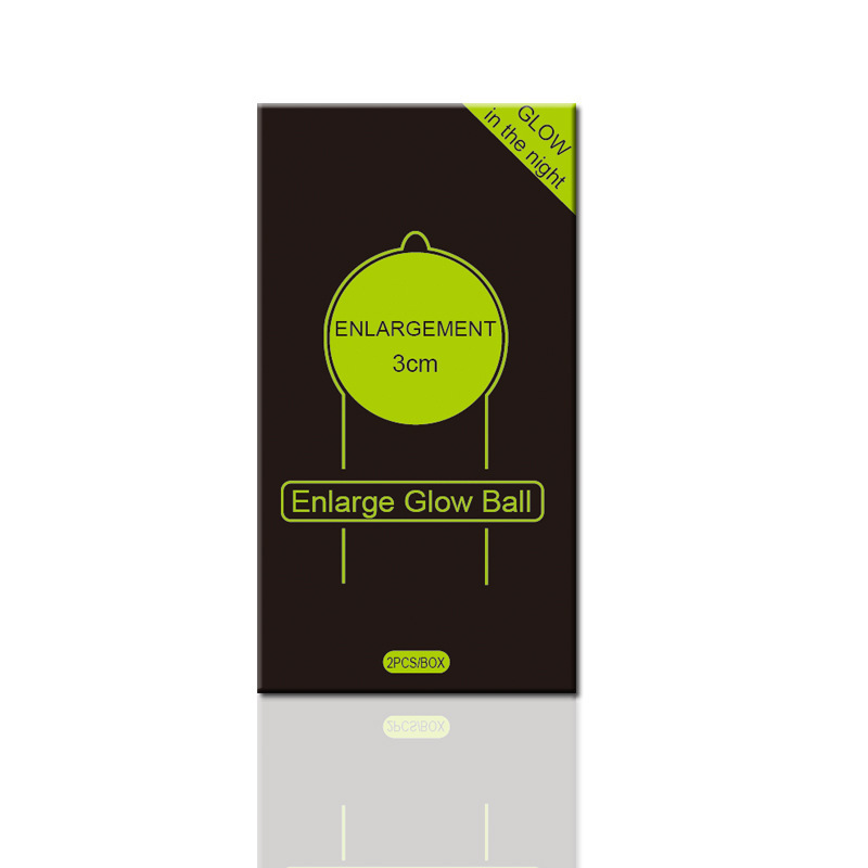 Romeo Glow-in-the-Dark Yongle Beads 2-Pack G-spot Set with Spiked Sleeve - Image 4
