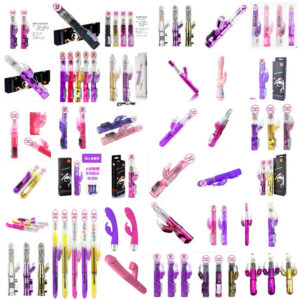 ZXT Series Vibrator with Rotating Beads, Telescopic Shaft and Heating Tongue-Lick Function