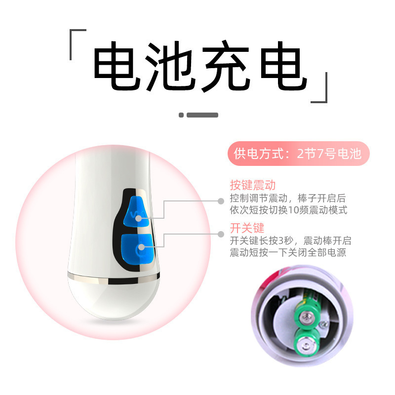 Rabbit Vibrator Rechargeable Dual-Head Silicone Massager for Women - Image 3