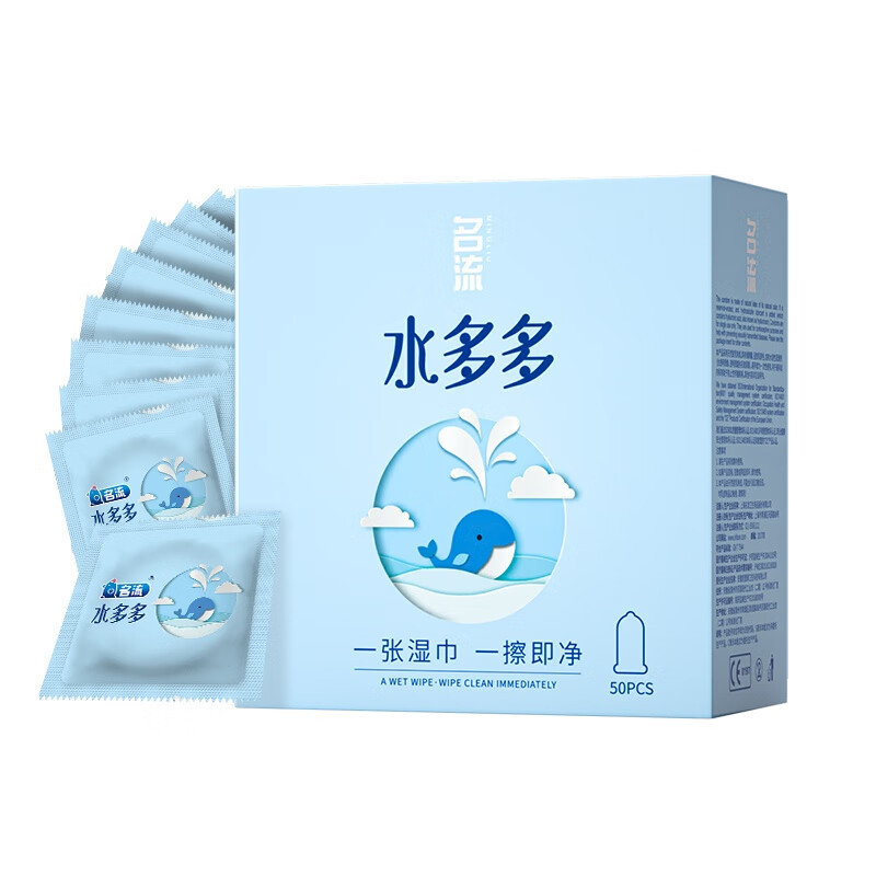 Celebrity Liu Duoduo Hyaluronic Acid Condoms, 100-Pack, Ultra-Thin, Moisturizing, Medium, Latex - Image 2