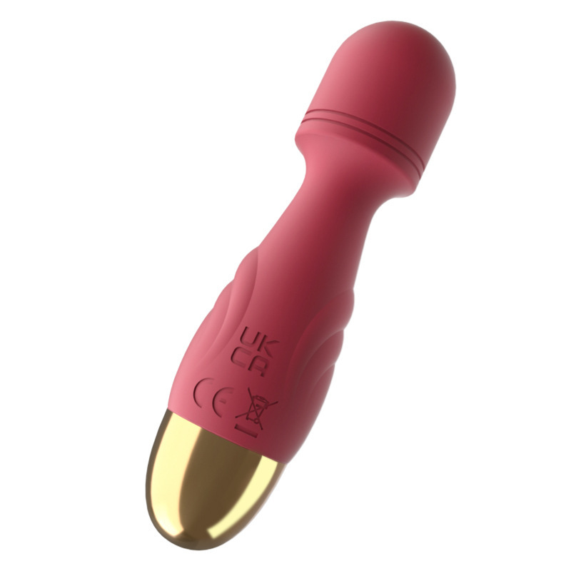 Mini Vibrating Wand with Silicone Anal Plug Attachment, Button Control, Purple - Image 5