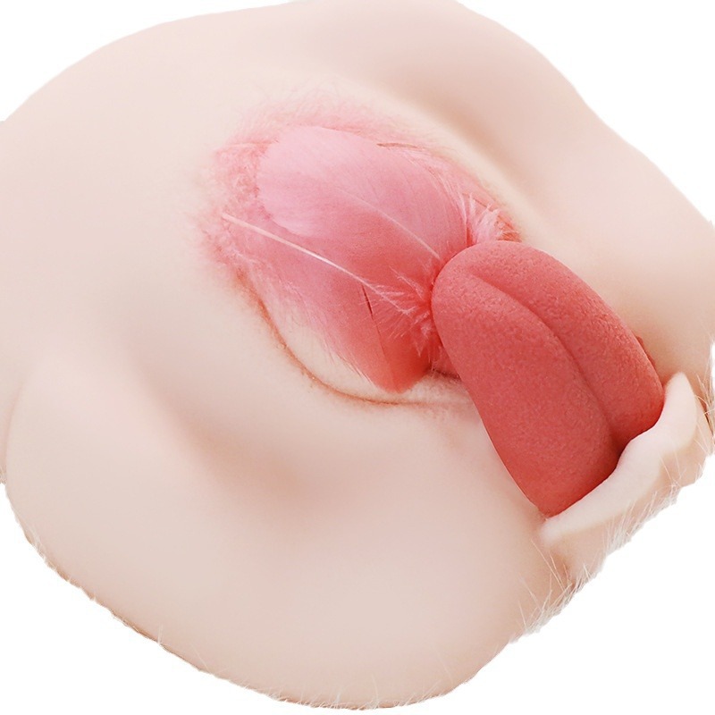 Jiuai Jade Buttocks Half-Body Male Masturbator, Silicone Inverted Mold, Flesh Tone - Image 5