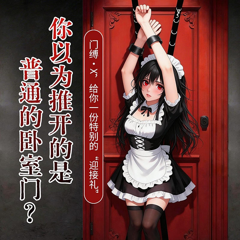 Door Swing Restraint Kit with Adjustable Straps and Handcuffs for Couples - Image 2
