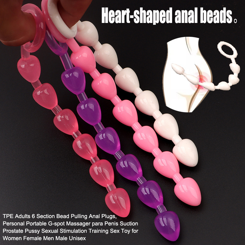 Crystal Anal Beads, TPE Sm Training Toy for Adult Men and Women - Image 2
