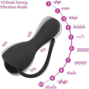 Knight Vibrating Urethra Insertion Stick with Replaceable Silicone Head, Button Control Prostate Trainer